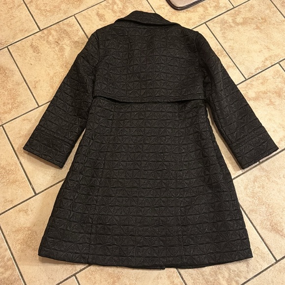 Marc Jacobs Black Sparkle Dress Coat - Picture 5 of 5